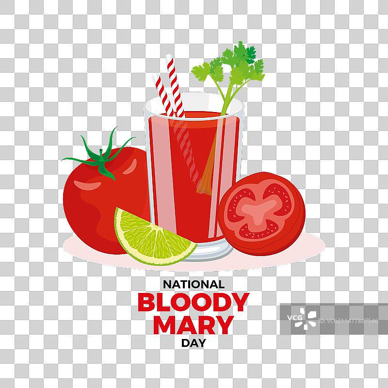 国家血腥玛丽日海报图片素材