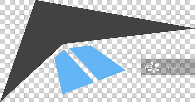 悬挂式滑翔机图标图片素材