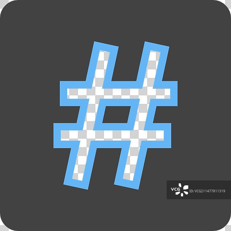 井号键帽图标图像图片素材