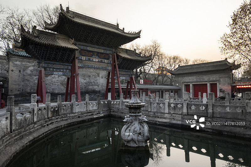 西安碑林博物馆太和元气坊图片素材