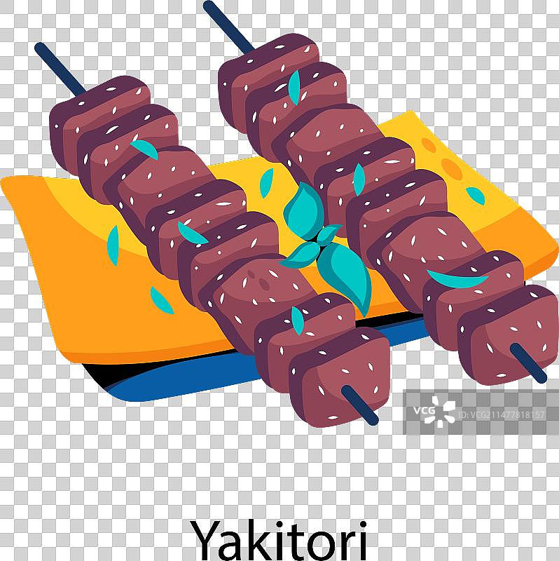日式烤鸡串图片素材