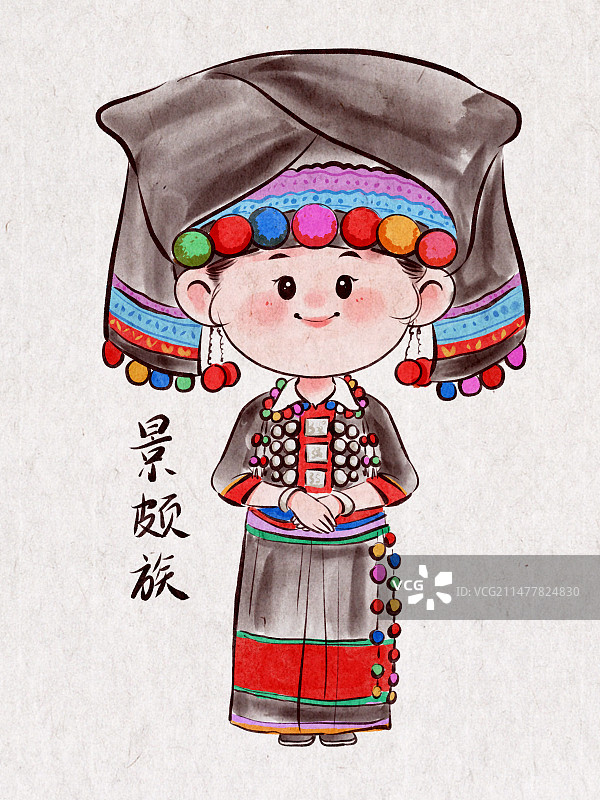 景颇族图片素材