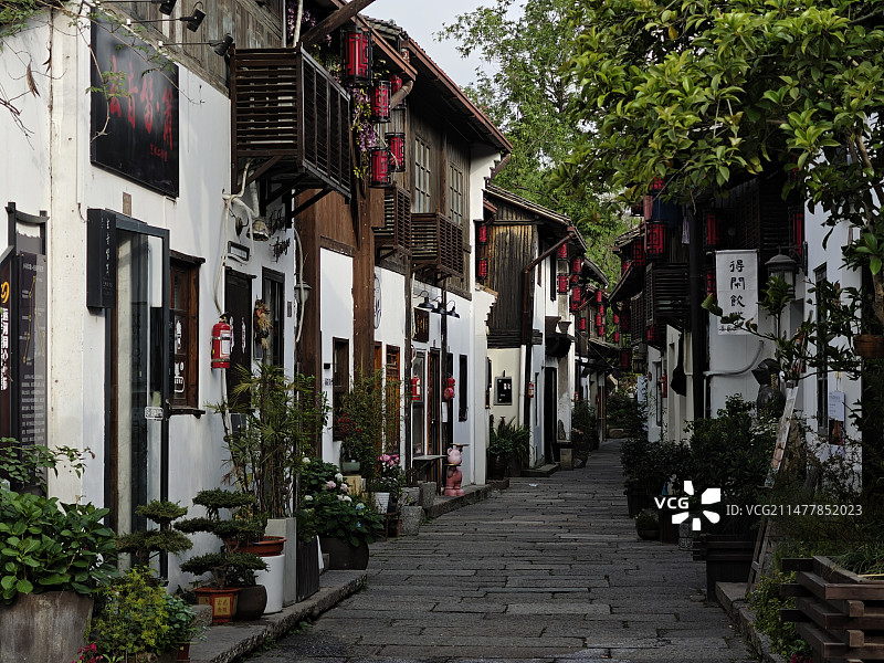 杭州小河直街图片素材