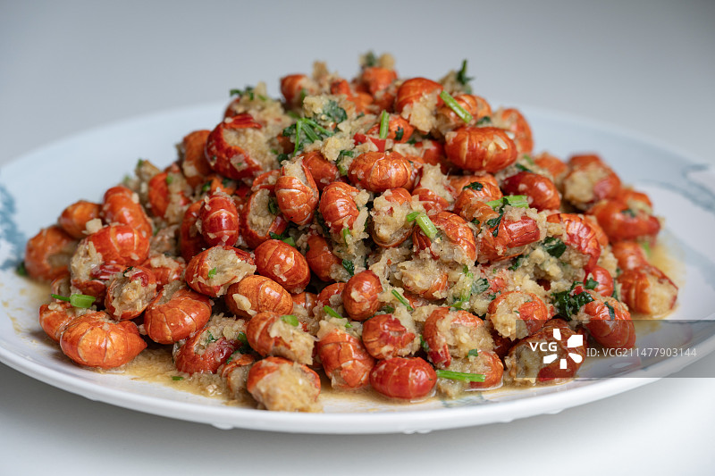 炒小龙虾尾图片素材