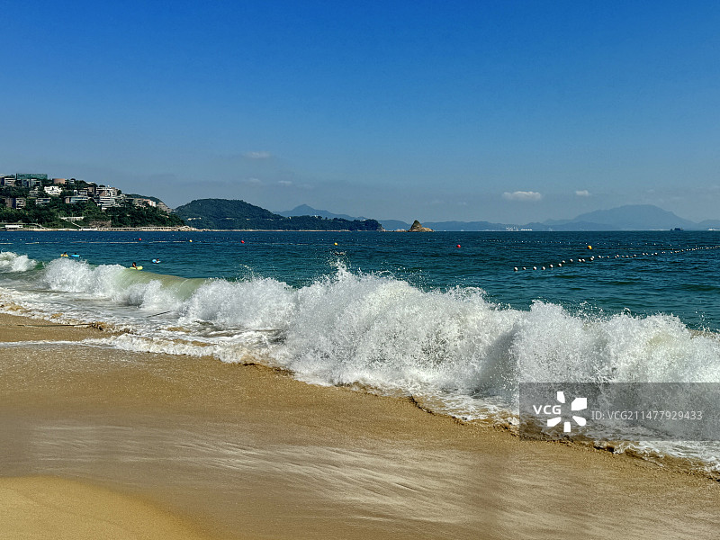 惊涛拍岸图片素材