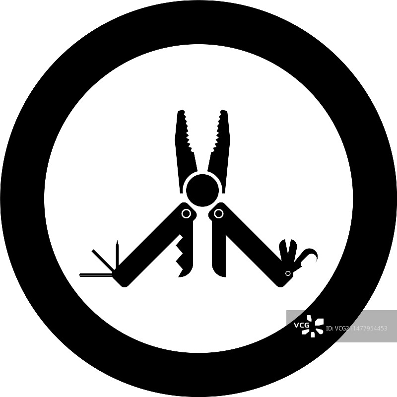 带钳子的多功能工具图片素材