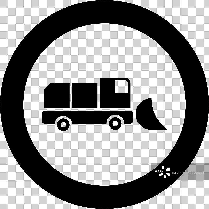 清雪机铲雪车图片素材