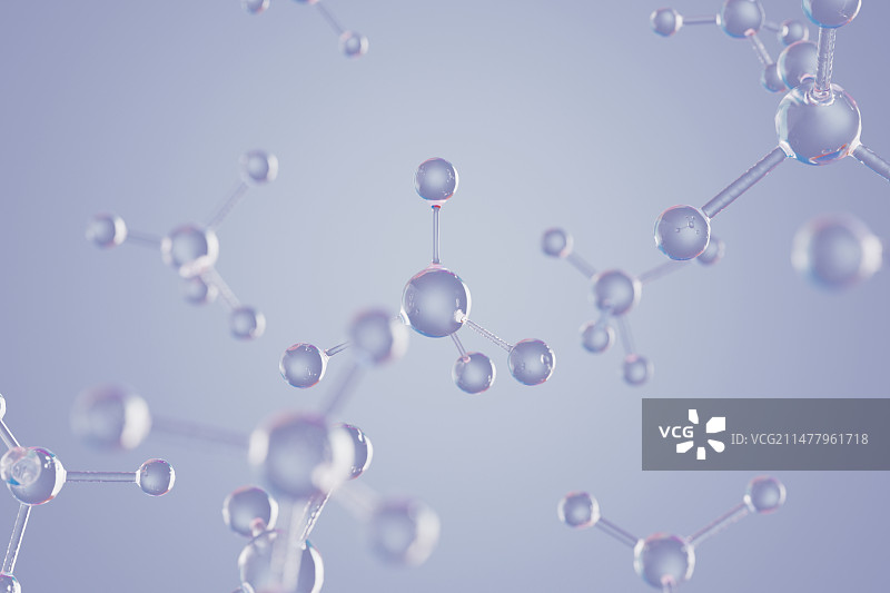 分子结构三维渲染图片素材