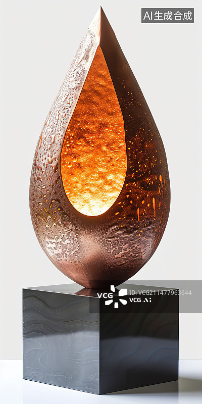 【AI数字艺术】白色背景下桌子上照明设备的特写镜头图片素材