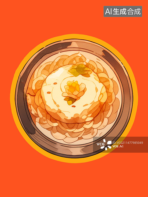 【AI数字艺术】夏季甜品冷饮插画图片素材