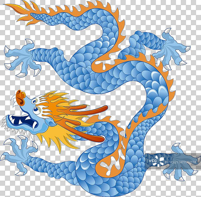 九龙壁中国龙图片素材