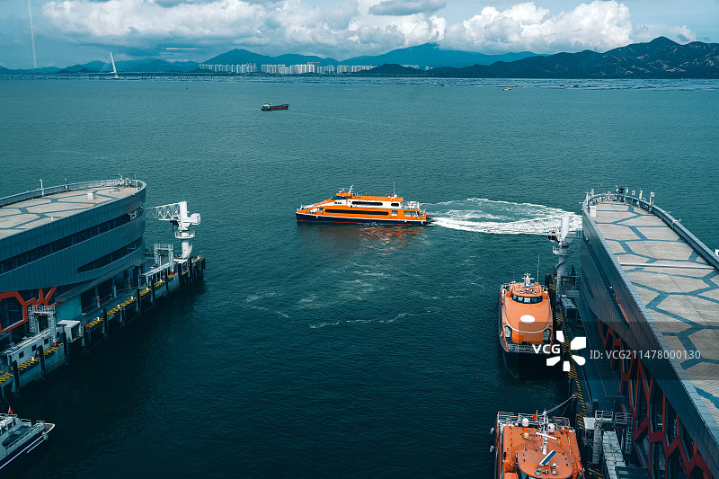 深圳蛇口码头风光图片素材