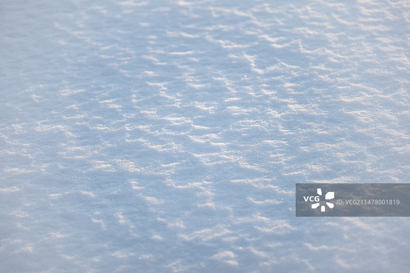 大雪过后的雪地特写图片素材