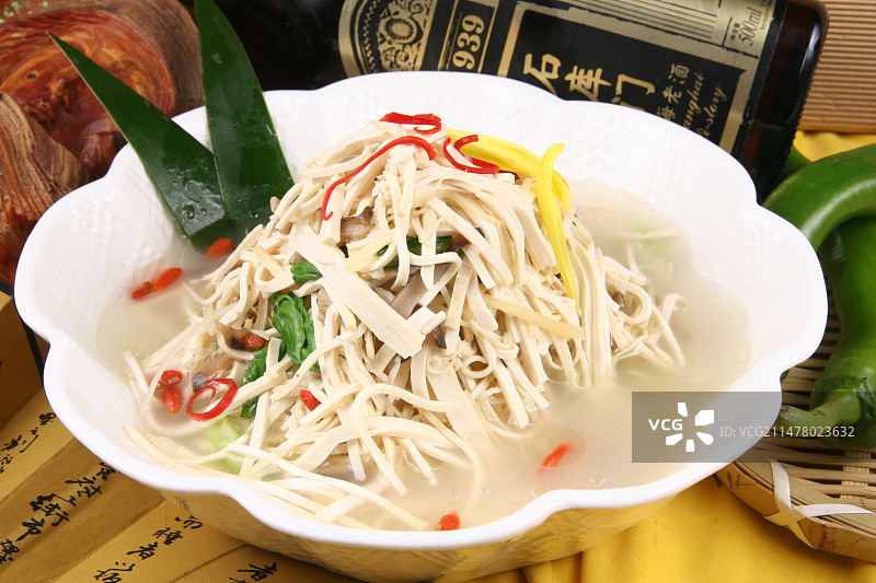 扬州煮干丝图片素材