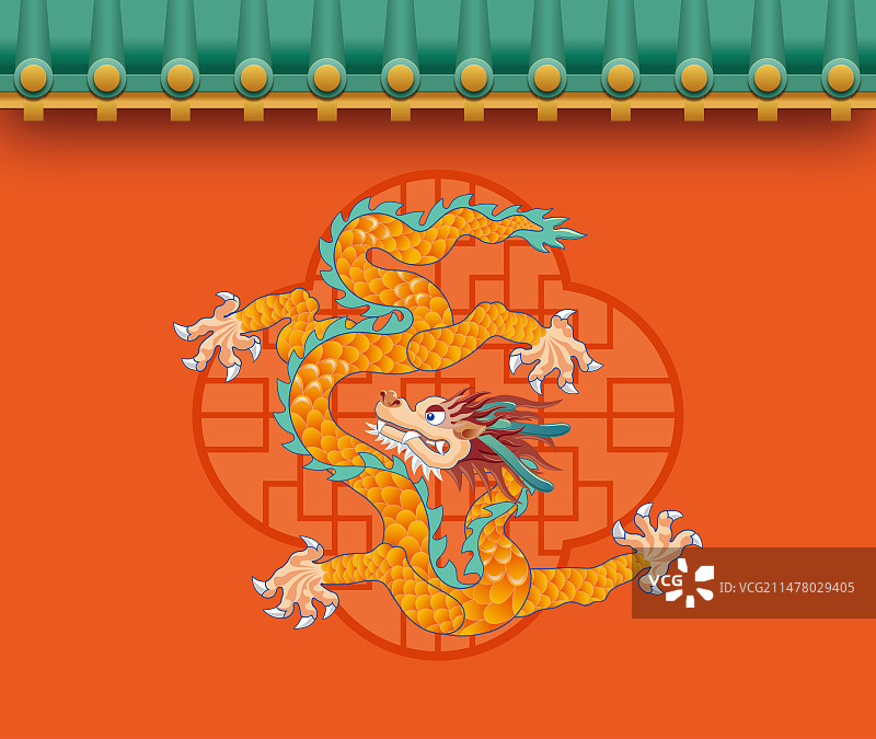 九龙壁中国龙图片素材