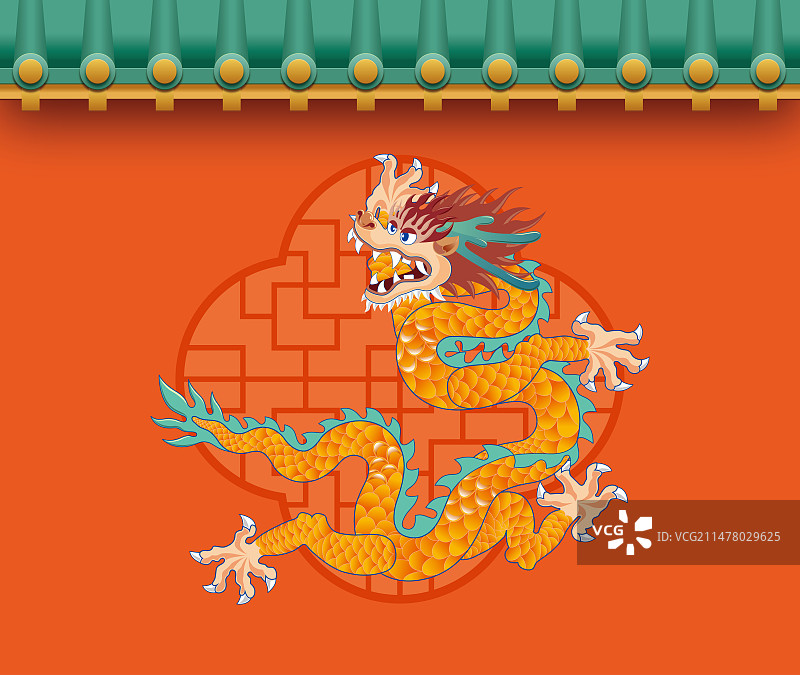 九龙壁中国龙图片素材