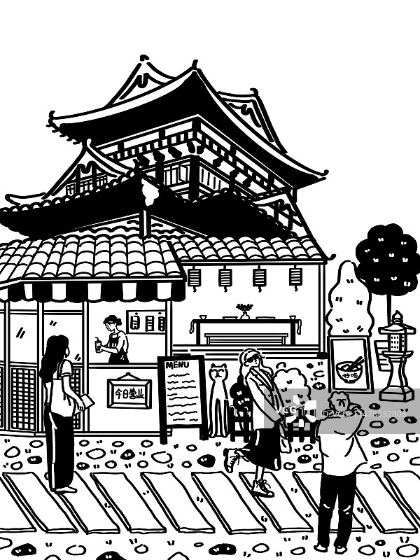 旅游打卡图片素材