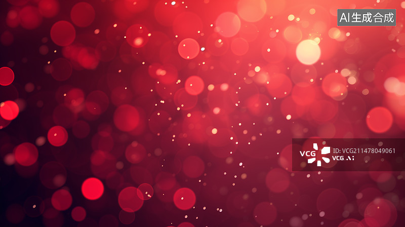 【AI数字艺术】创意红色背景图片素材