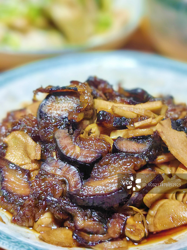 酱肉冬笋图片素材