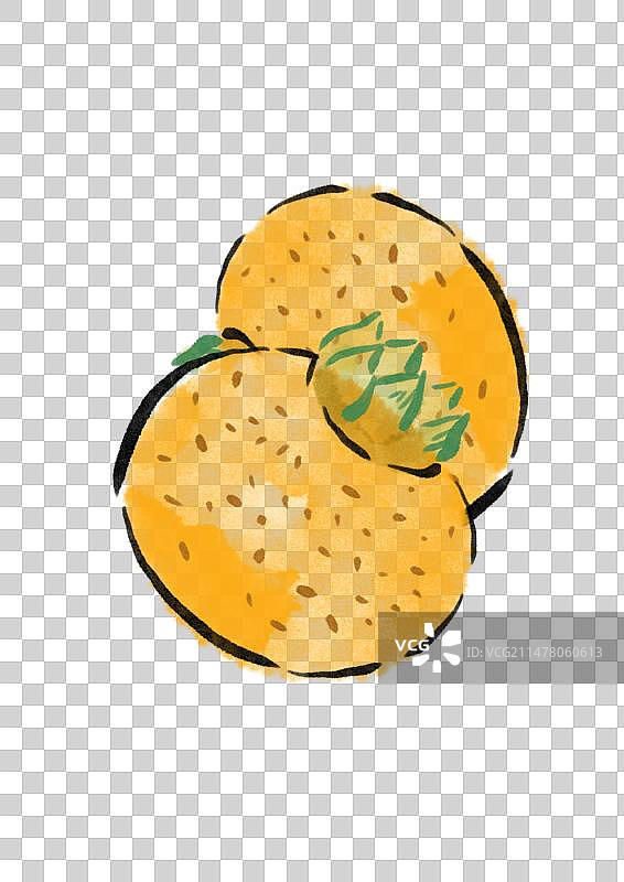 水墨风贵州美食插画元素-刺梨图片素材