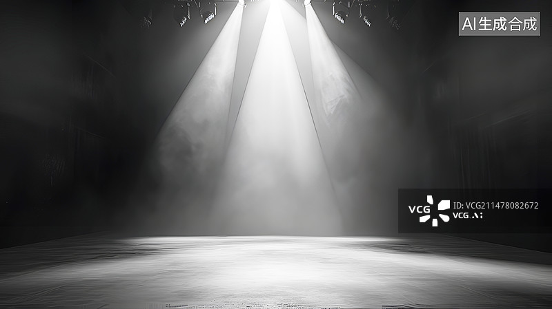 【AI数字艺术】灯光舞台船舱大理石地板插画背景效果图图片素材