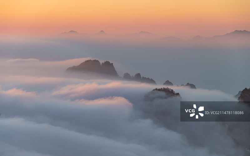 老君山绝美云海图片素材