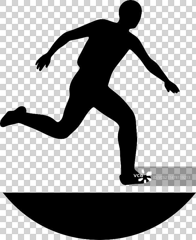 三级跳图标图片素材