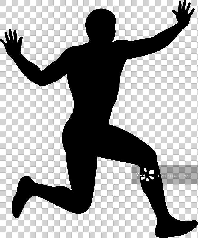 三级跳图标图片素材