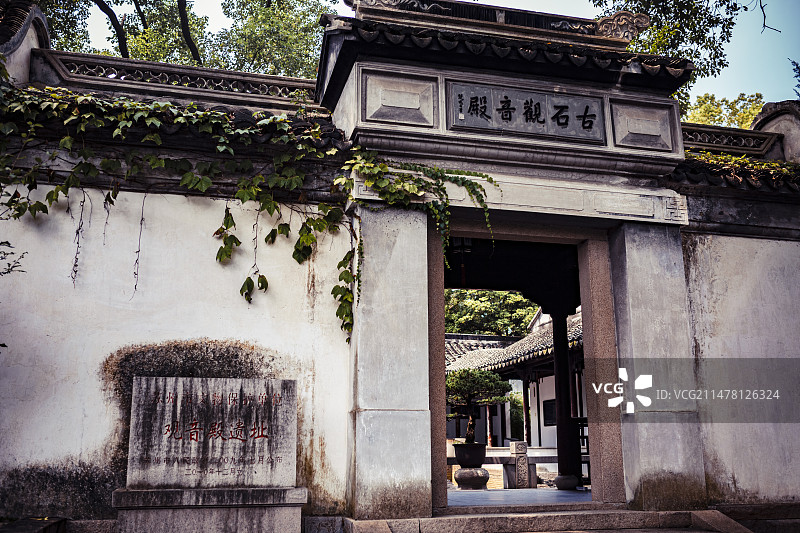 苏州虎丘公园图片素材