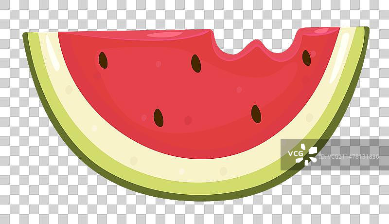 西瓜切片图片素材