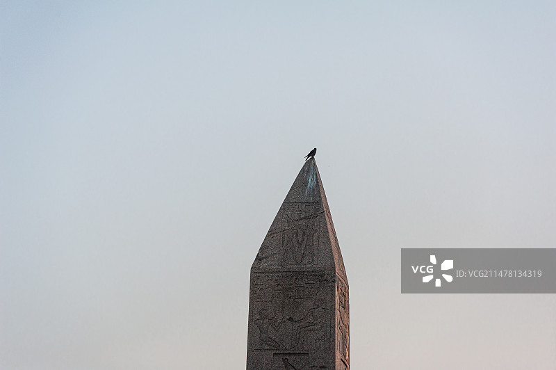 土耳其伊斯坦布尔塞奥道西斯“奥拜里斯克”方尖碑图片素材