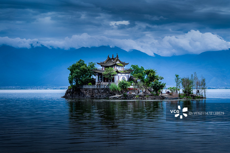 洱海小普陀图片素材