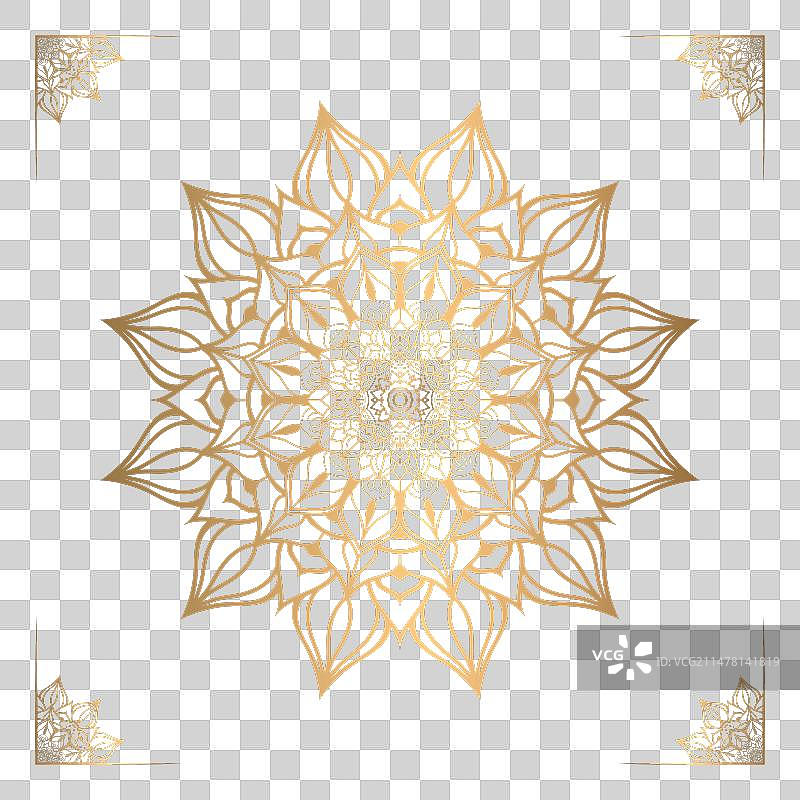 邀请卡曼陀罗设计图片素材