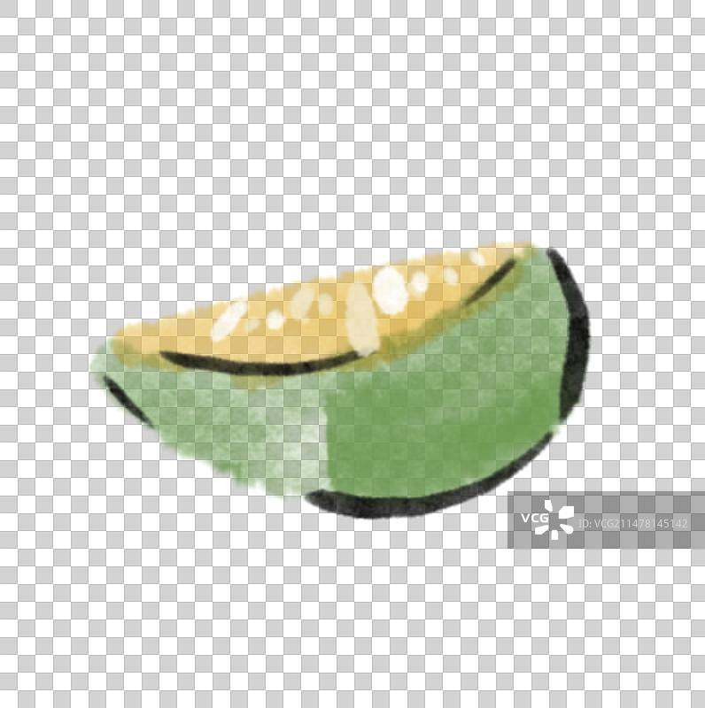 水墨风云南美食插画元素-泡鲁达图片素材