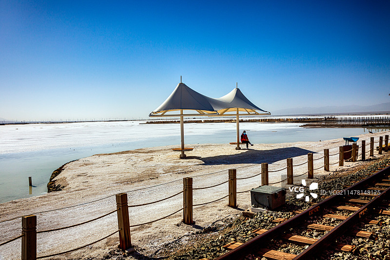 茶卡盐湖图片素材