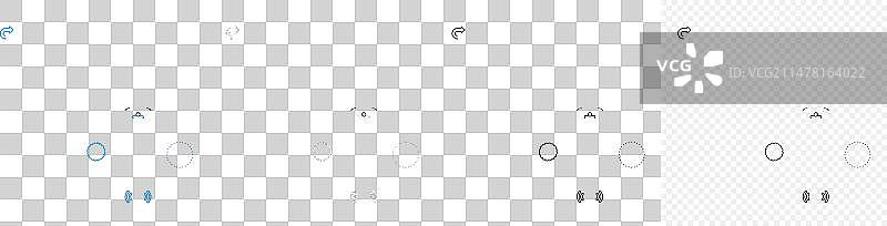 时间、相机与能量图标集图片素材