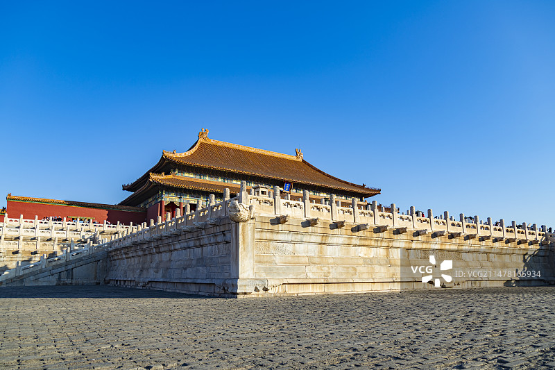 北京故宫保和殿建筑风光图片素材