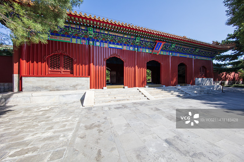 北京北海公园天王殿图片素材