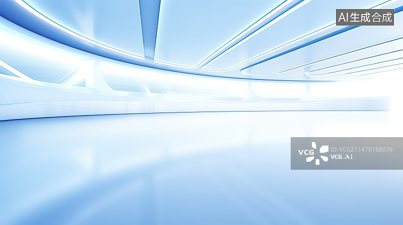 【AI数字艺术】艺术中心建筑空间图片素材