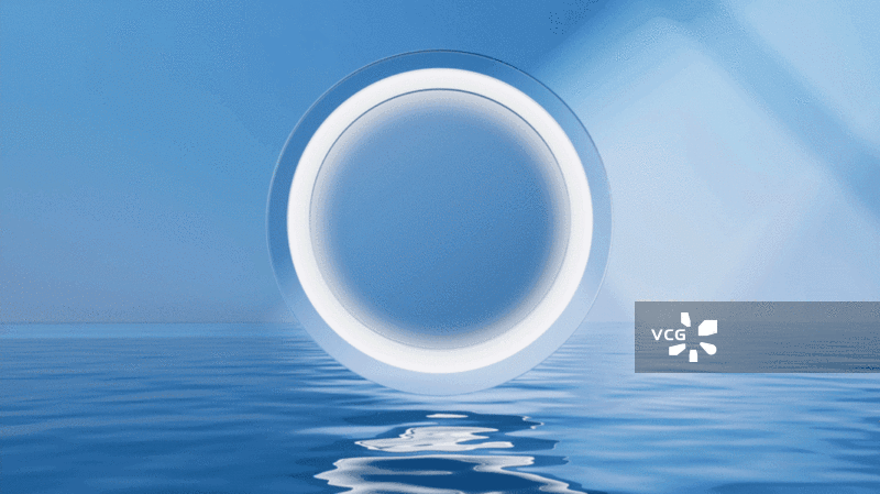 室内水面空房间3D渲染图片素材