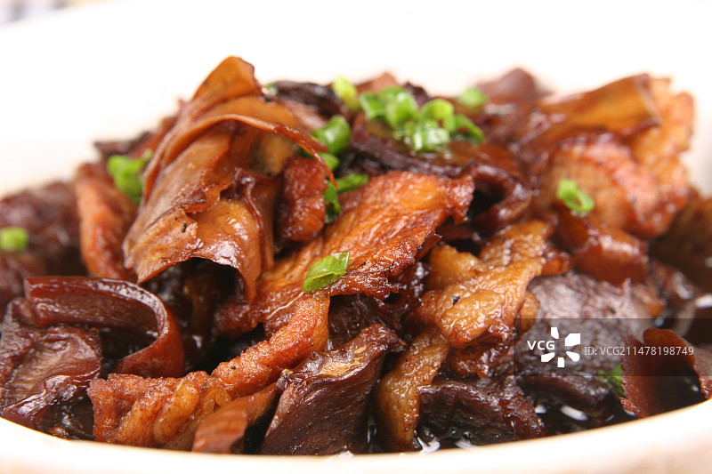 笋干烧肉图片素材