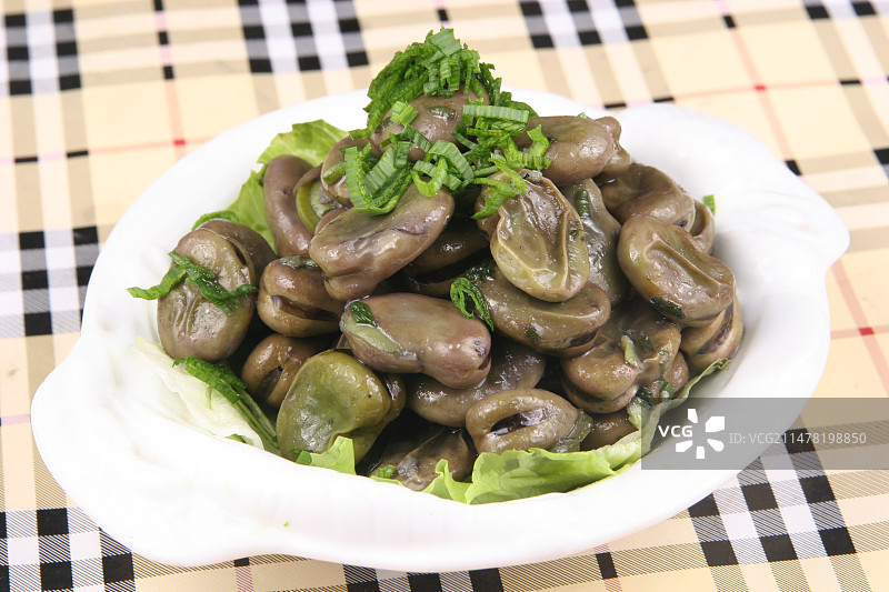 葱油蚕豆图片素材