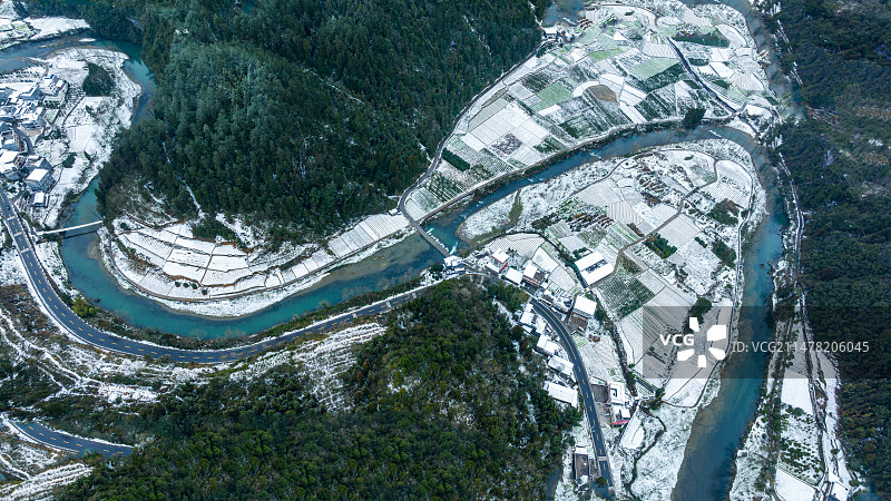 湖北咸丰忠建河大鲵国家级自然保护区图片素材