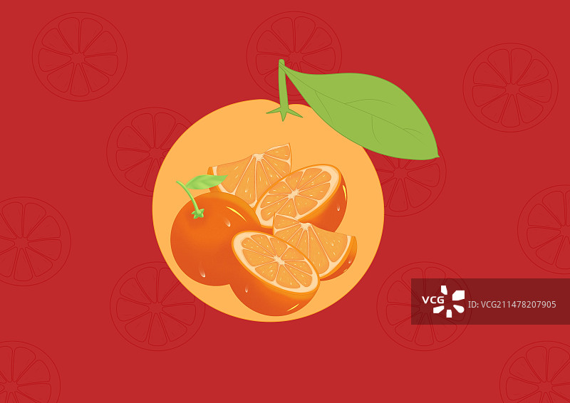 橙子包装图片素材