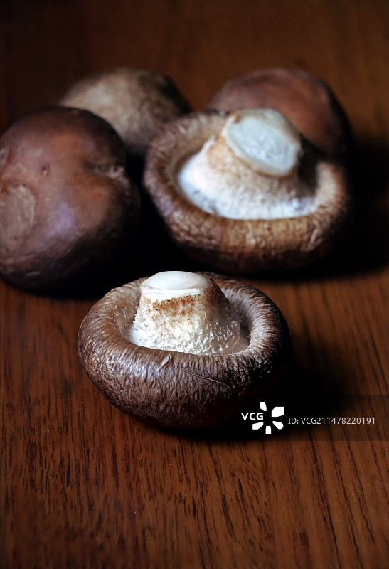 鲜香菇特写图片素材