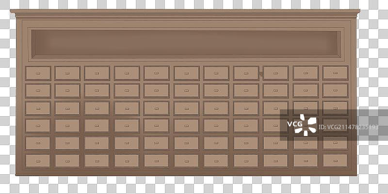 柜子医馆抓药中药图片素材