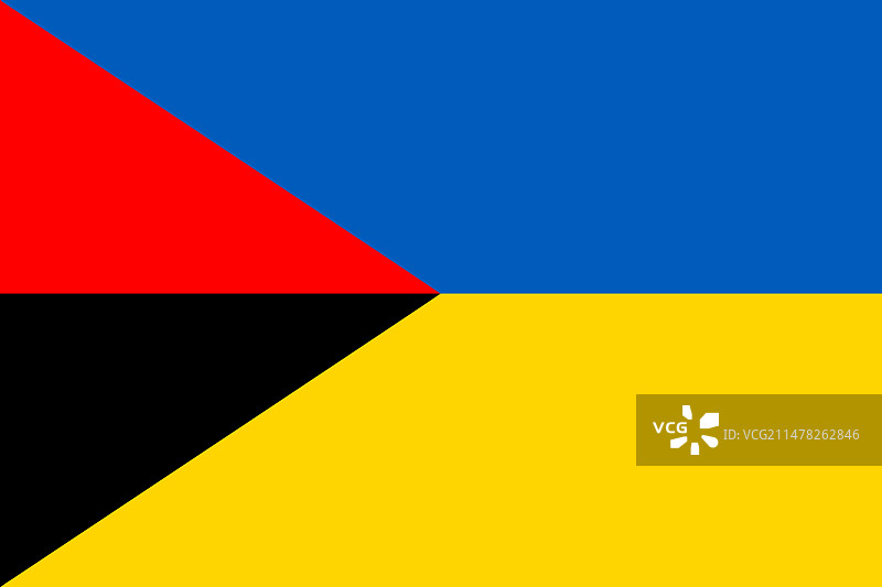 卡卢什区旗帜图片素材