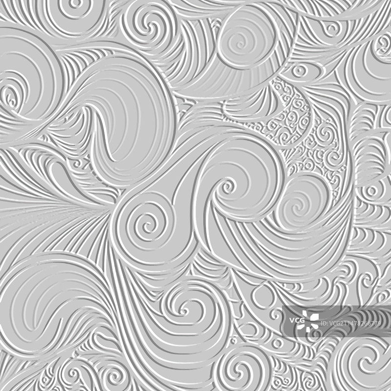 3D纹理表面浮雕波浪线图案图片素材