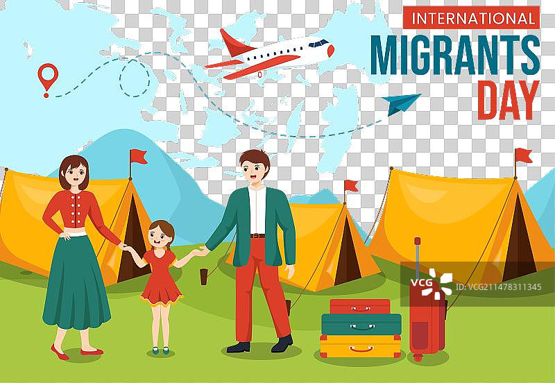 12月18日国际移民日图片素材