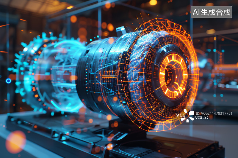 【AI数字艺术】混合现实构建的图像图片素材